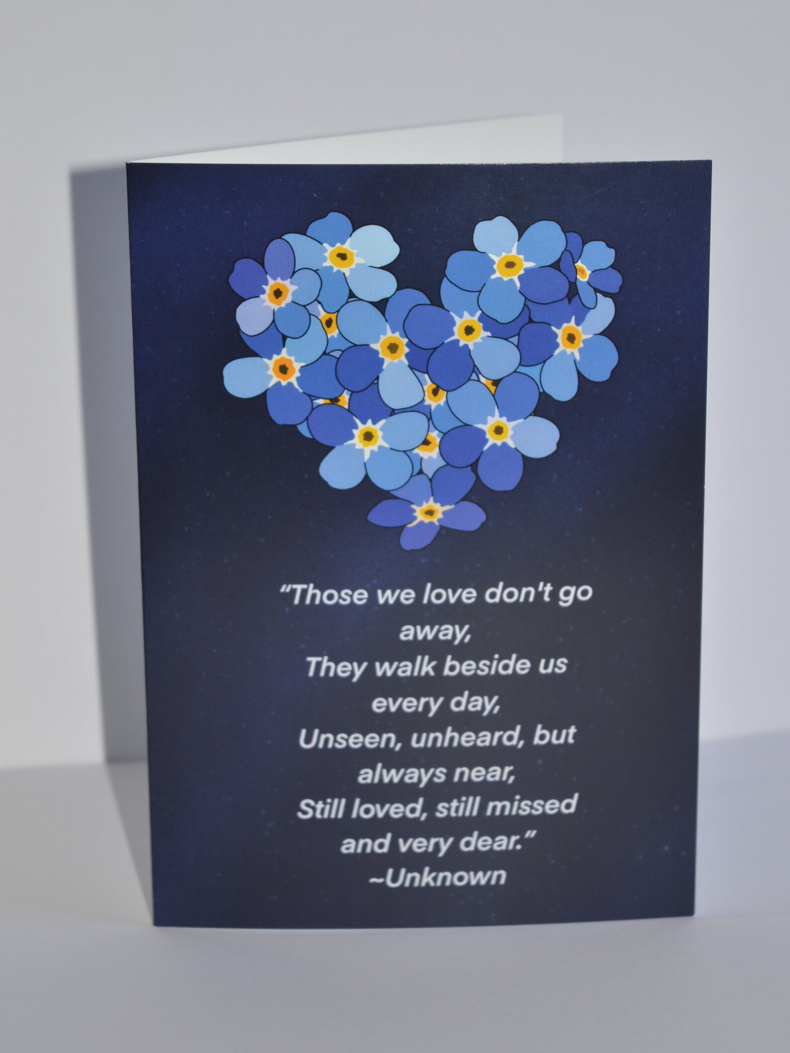 Me Not Condolences Card A6 Etsy