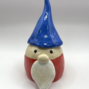 Handmade Ceramic miniature Garden Gnome
