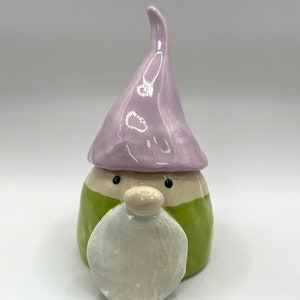 Handmade Ceramic miniature Garden Gnome