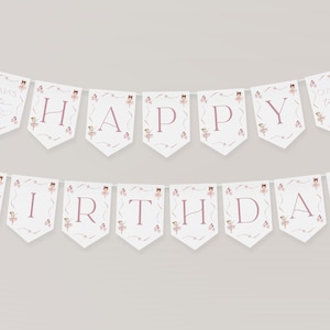 Tutu Cute Birthday Banner Printable Ballerina Birthday Banner Tutu Birthday Banner Tutu Banner Tutu Happy Birthday Banner Tutu Cute Bday L1