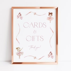 Tutu Cute Bday Cards & Gifts Sign Tutu Birthday Card Gift Sign Tutu Birthday Sign Ballerina Card and Gift Sign Tutu Birthday Decor Tutu L1
