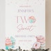Two Sweet Birthday Welcome Sign Two Sweet Welcome Sign Girl 2nd ...