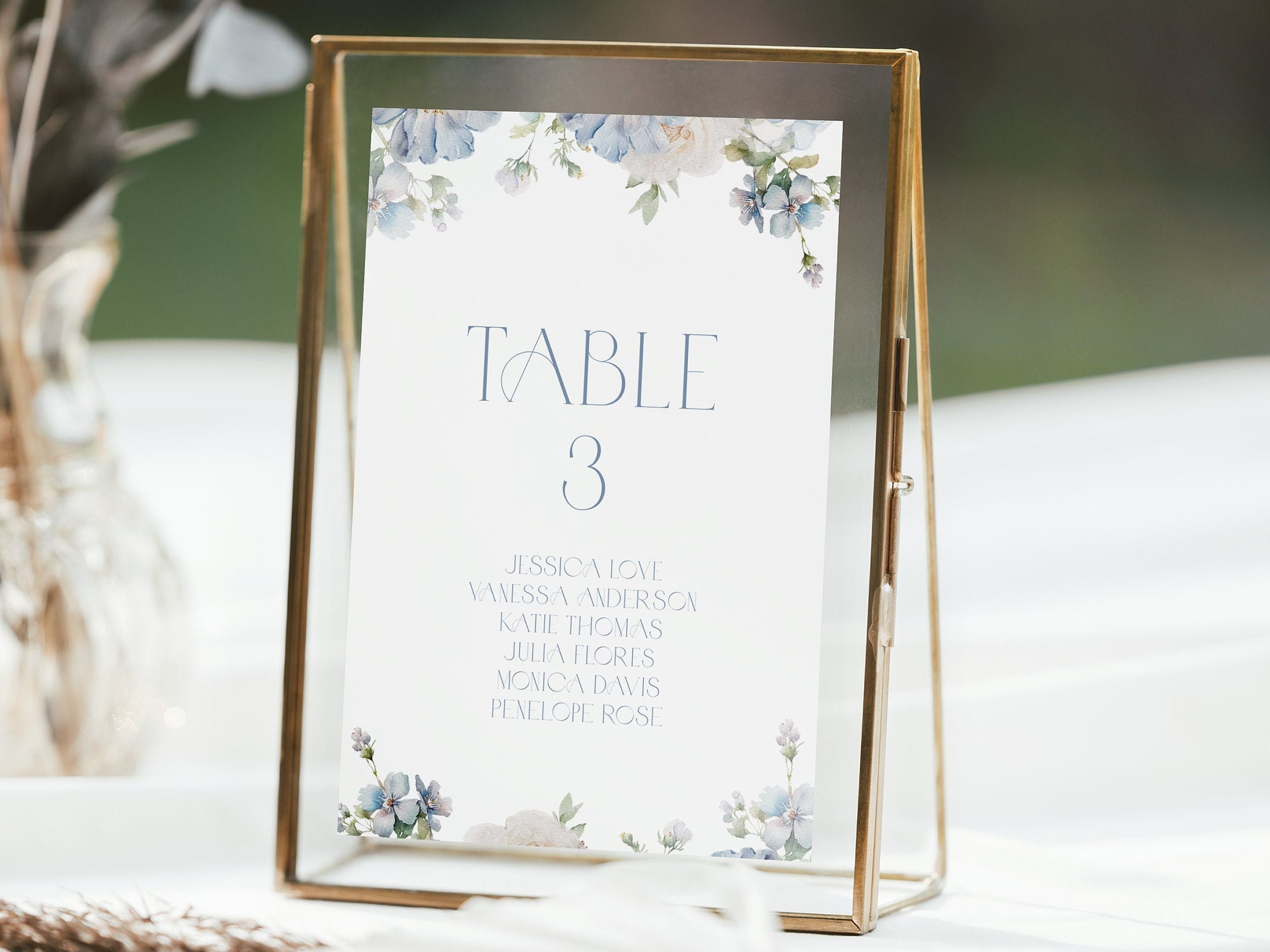 Home Decor Table Top Signage in Blue main image 1