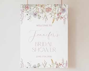 Wildflower Bridal Shower Welcome Sign Wildflower Bridal Shower Sign Wildflower Welcome Sign Bridal Shower Wildflower Welcome Sign Bridal W1