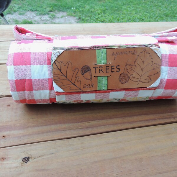 Waterproof Kids Tree and Nature Picnic Blanket and Carrier