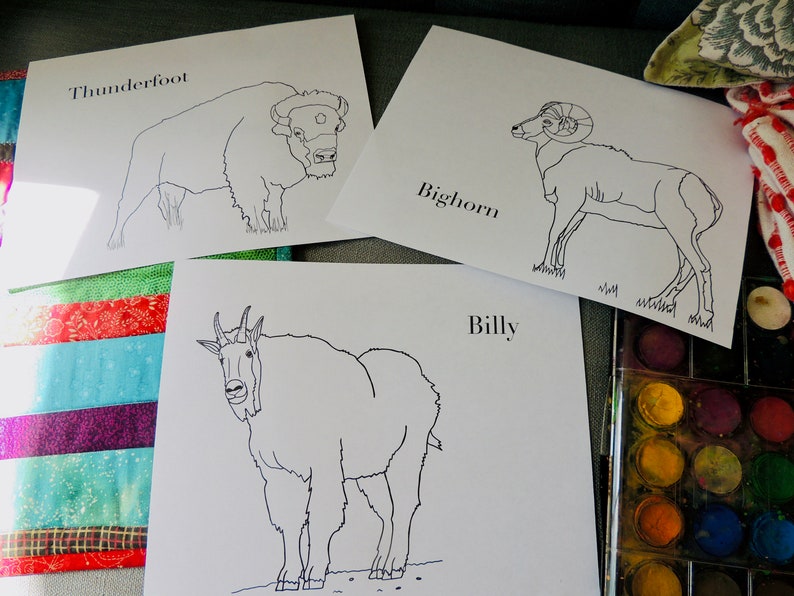Burgess Animal Book for Children Coloring Pages Chapters 3740 Etsy