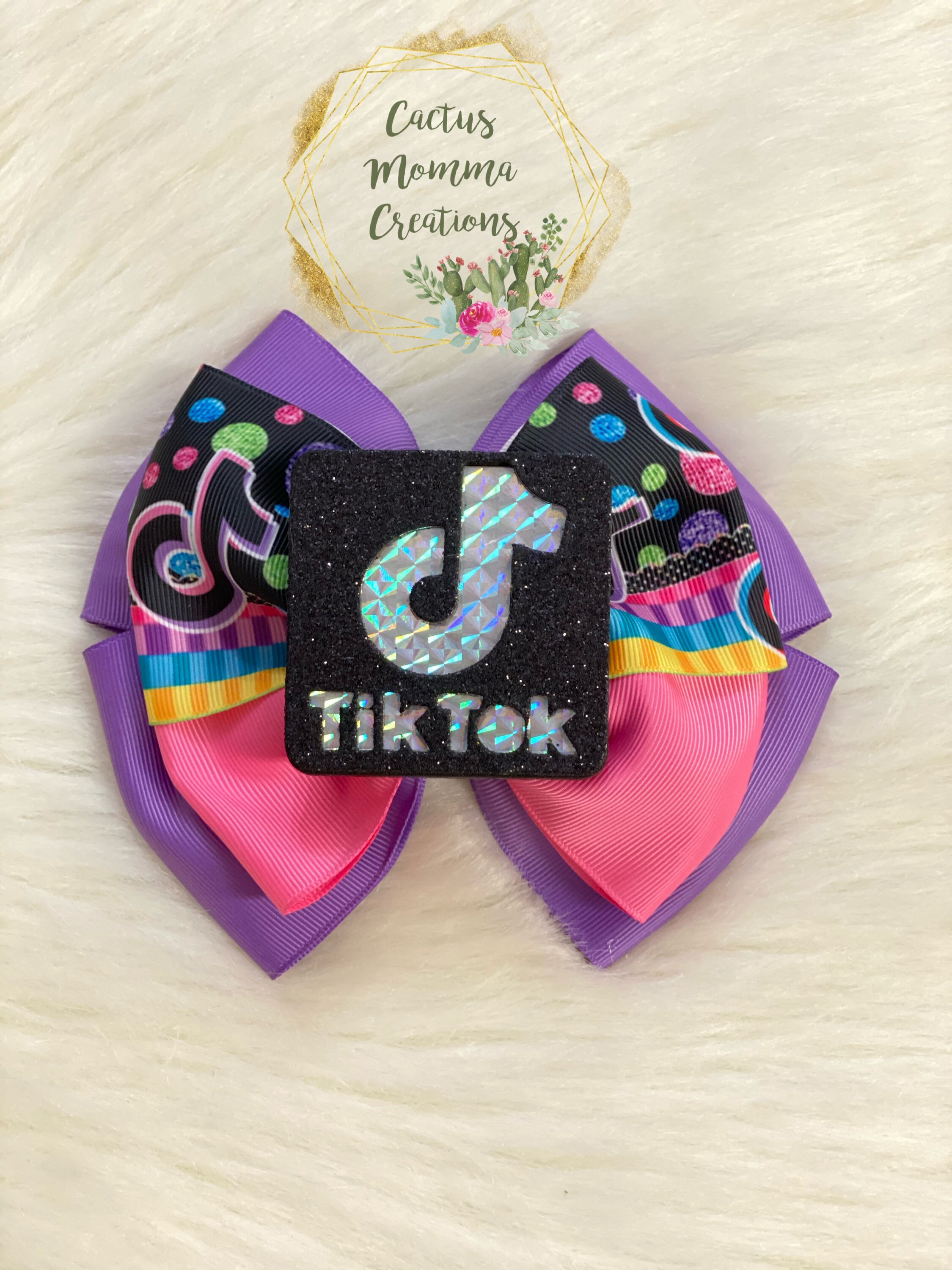 Tik Tok hair bow Tik Tok Hair bow social media hair bow Etsy