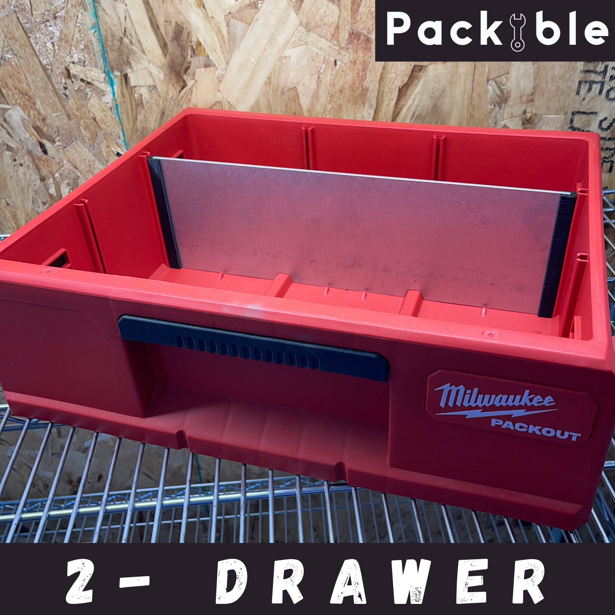 Milwaukee packout 2 drawer tool box deals