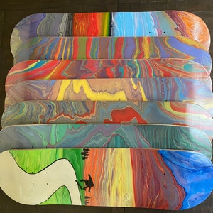 Hand Painted One of A Kind Skateboard Decks