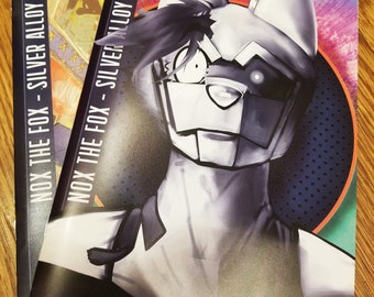 TODAS LAS PARTES Nox the Fox #1.1,#1.2,#1.3 Versión, Procesamiento rápido, Nox the Fox Hero Comic Creador de cómics independiente Editor Furry Comic