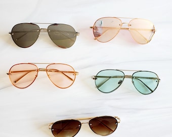 Lunettes de soleil GLAM AVIATOR | Nuances de haute qualité