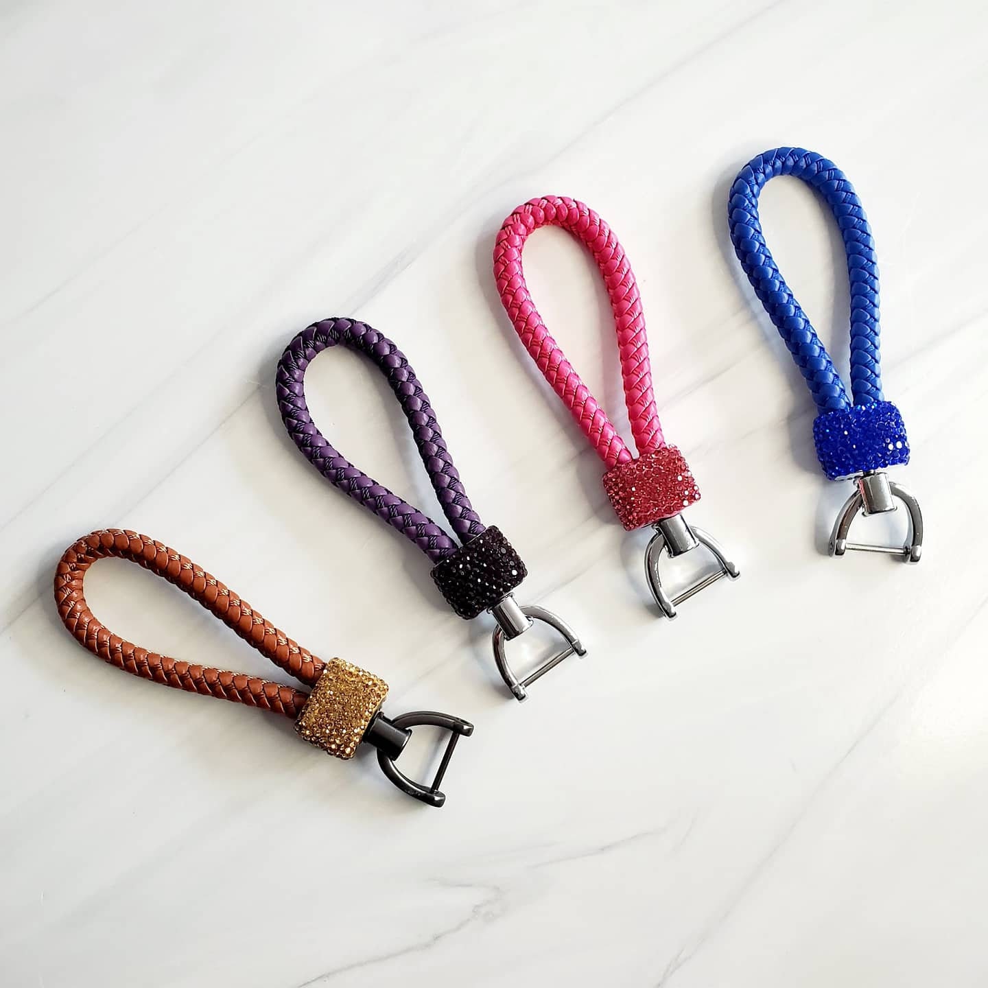 Key Chains Leather Rope Keychain DIY Add Your Favorite Charms