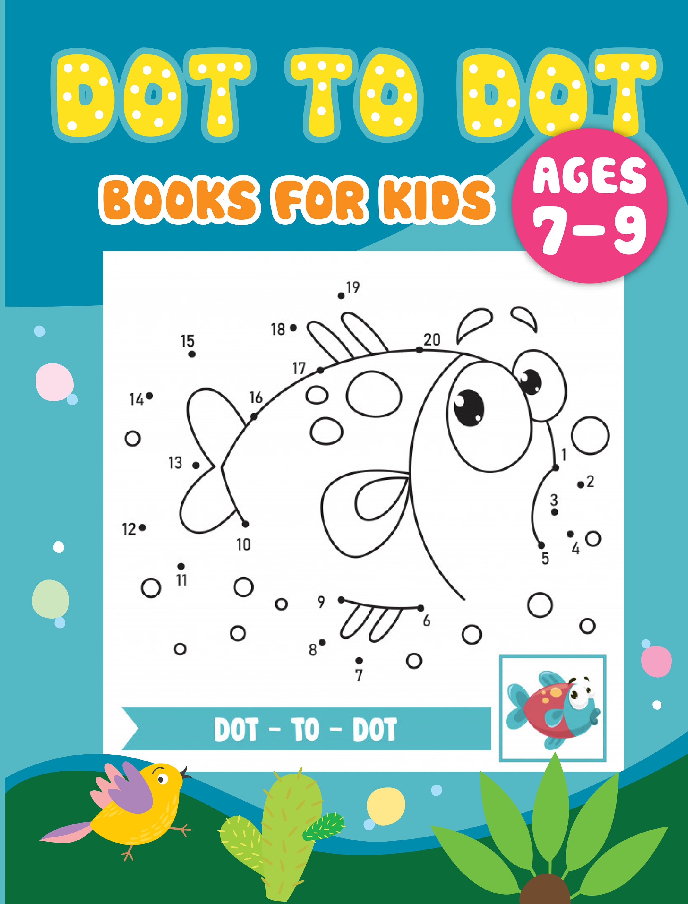 Dot To Dot Books For Kids Ages 79 Coloring Book for Etsy