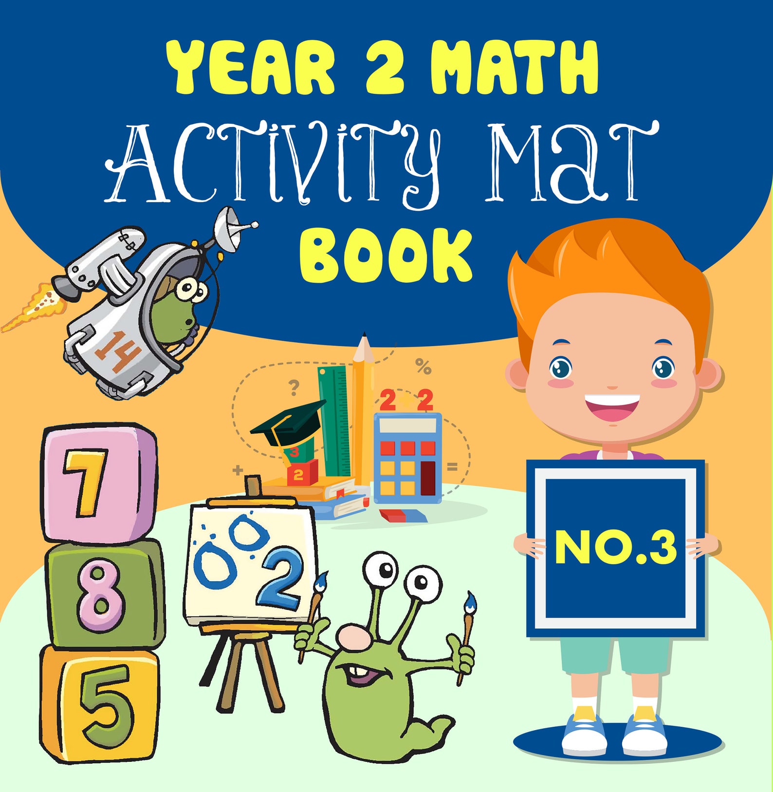 Year 2 Math Activity Mat Book No.3 Math Book For Kid | Etsy