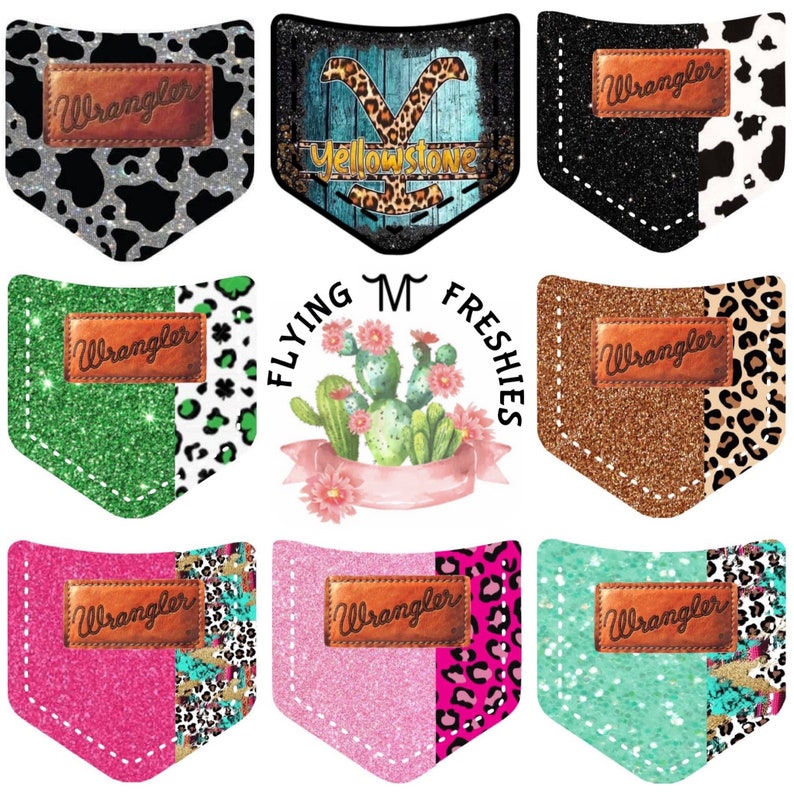 Pocket Cardstock Car Freshie Air Freshener Etsy