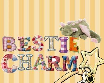 Handmade Plush Charms: Blueberry Pancake, Marshmallow, Matcha Cup Bag Accessories