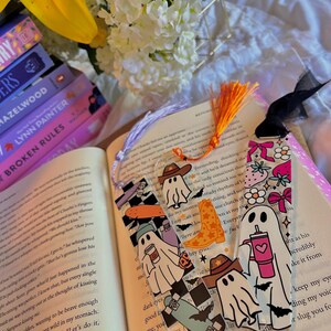 Handmade acrylic vinyl bookmark