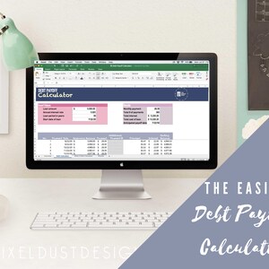 Debt Payoff Spreadsheet, Debt Snowball, Excel, Credit Card Payoff, Mortgage Payoff, Student Loan, amortization calculator, Paydown