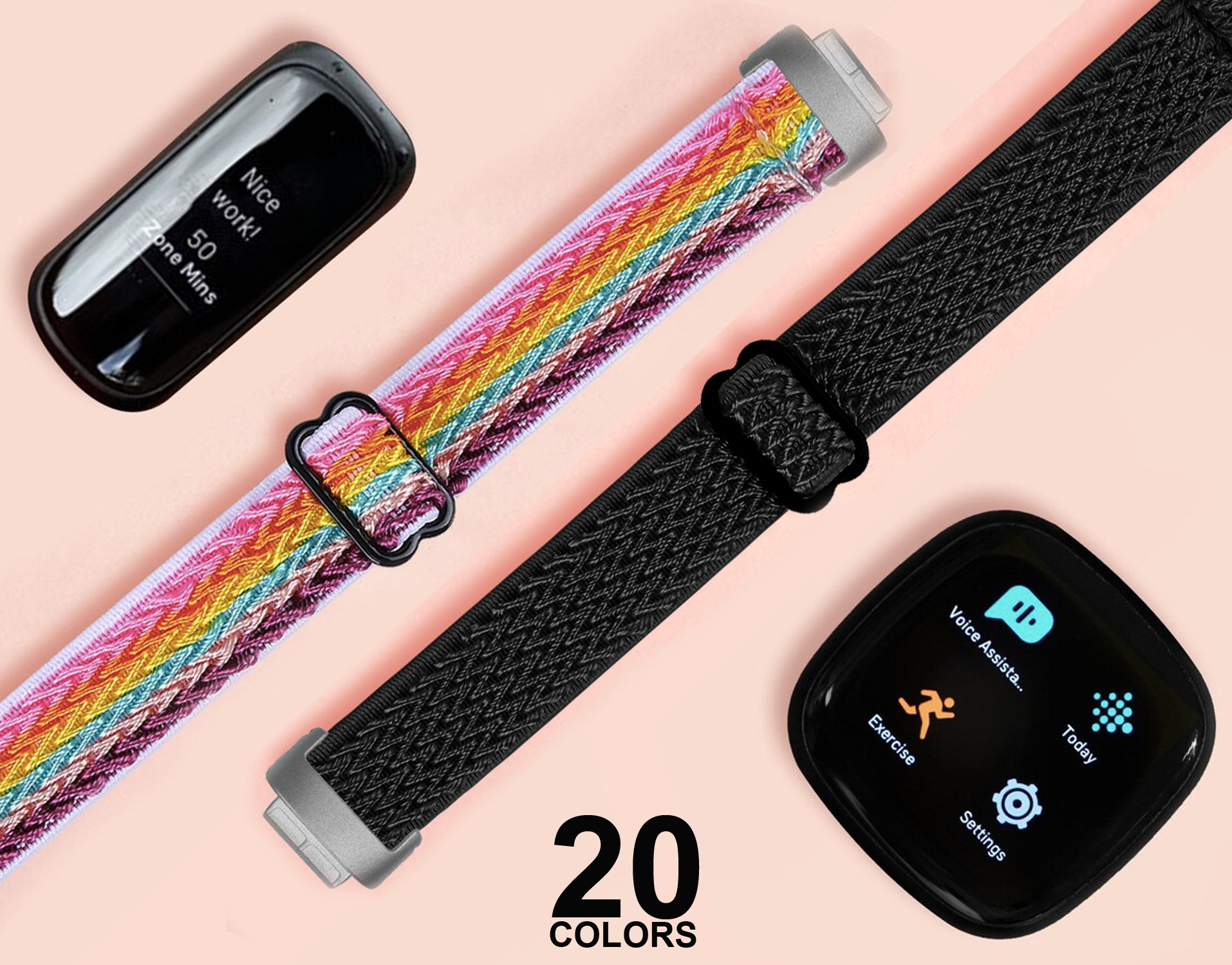 Transparent Resin Strap for Fitbit Versa 4 3 2 1 Strap Correa Smart For Fitbit  Versa Sense Versa Lite Sense 2 Bracelet
