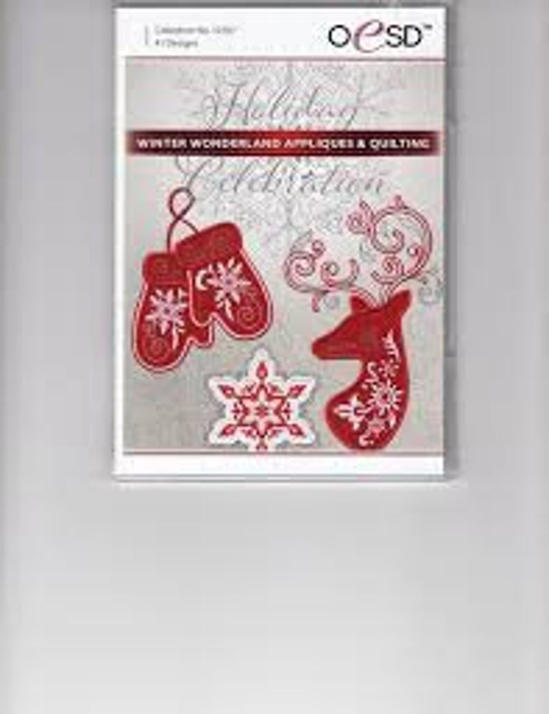 Coll #12767 Holiday Celebration Winter Wonderland Applique and Quilting by OESD