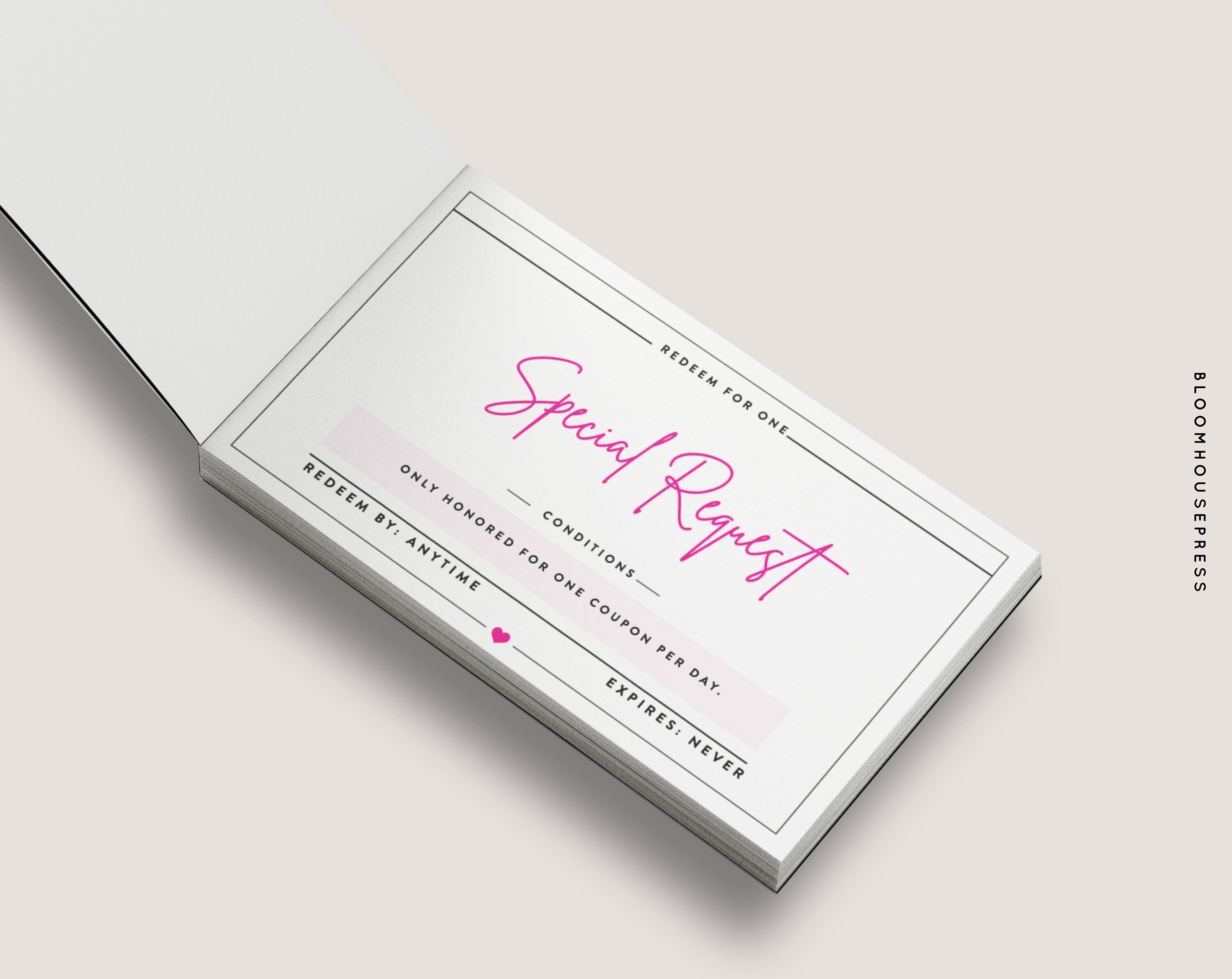 Editable Little Coupon Book Love Coupons Birthday Anniversary - Etsy