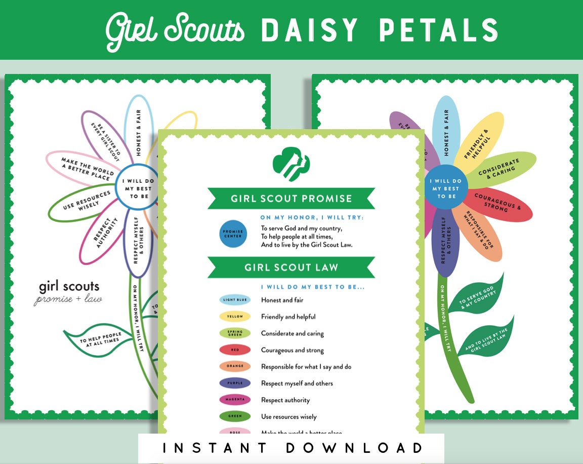 Girl Scout Considerate And Caring Coloring Pages