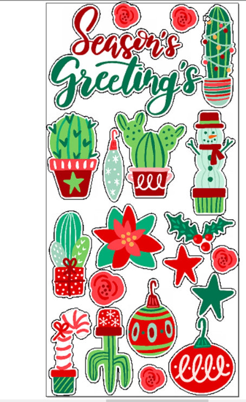 online collection Christmas Cactus Yard Cards