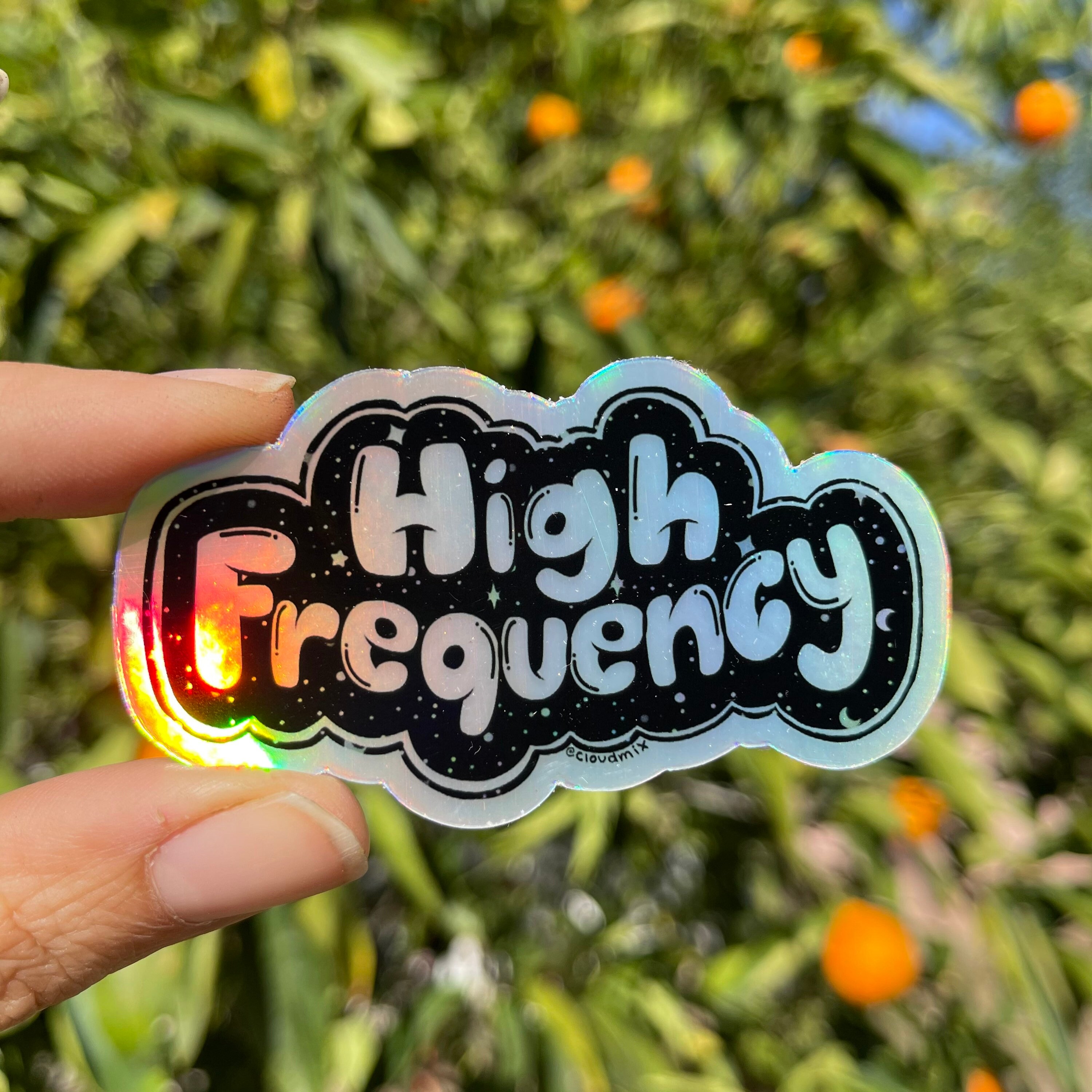 High Frequency Vinyl Sticker - Etsy
