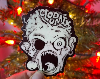 Monster Glow-in-the-Dark Vinyl Sticker