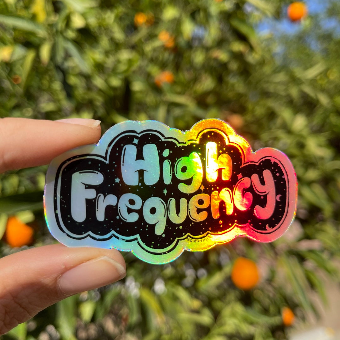 High Frequency Vinyl Sticker - Etsy