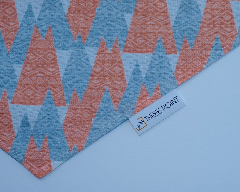 THREE POINT HOUND Cotton Candy Peaks Dog Bandana