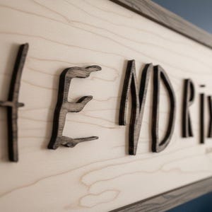 Personalized Child's Handwriting Sign Custom Wood Wall Plaque Kids Handwriting Gift for Grandma 3D Laser Cut Handwriting Keepsake Art bild 4