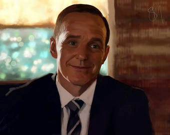 One Step Ahead ~ Phil Coulson ~ 8x10 Semi-Gloss Print ~ Agents of S.H.I.E.L.D Art