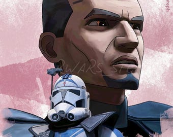 Not Forgotten ~ Fives ~ 8x10 Semi-Gloss Print ~ Star Wars Art