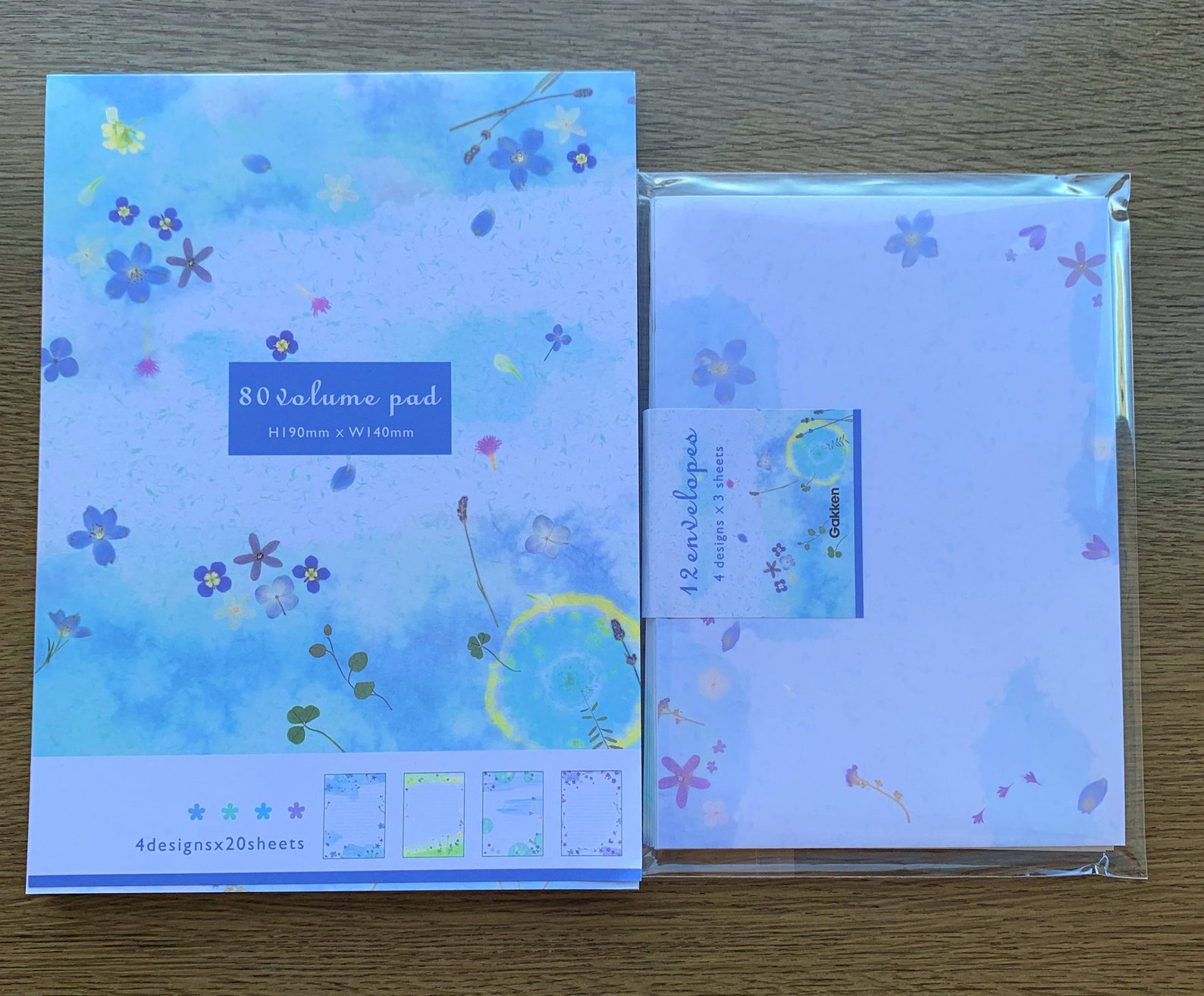 Japanese Letter Writing Set Lined 80 Sheets Letter Pad and Etsy