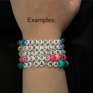 My Chemical Romance Friendship Bracelets (3 MYSTERY)