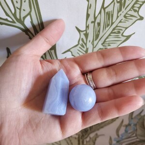 Blue Lace Agate Tower | 1.5" tower