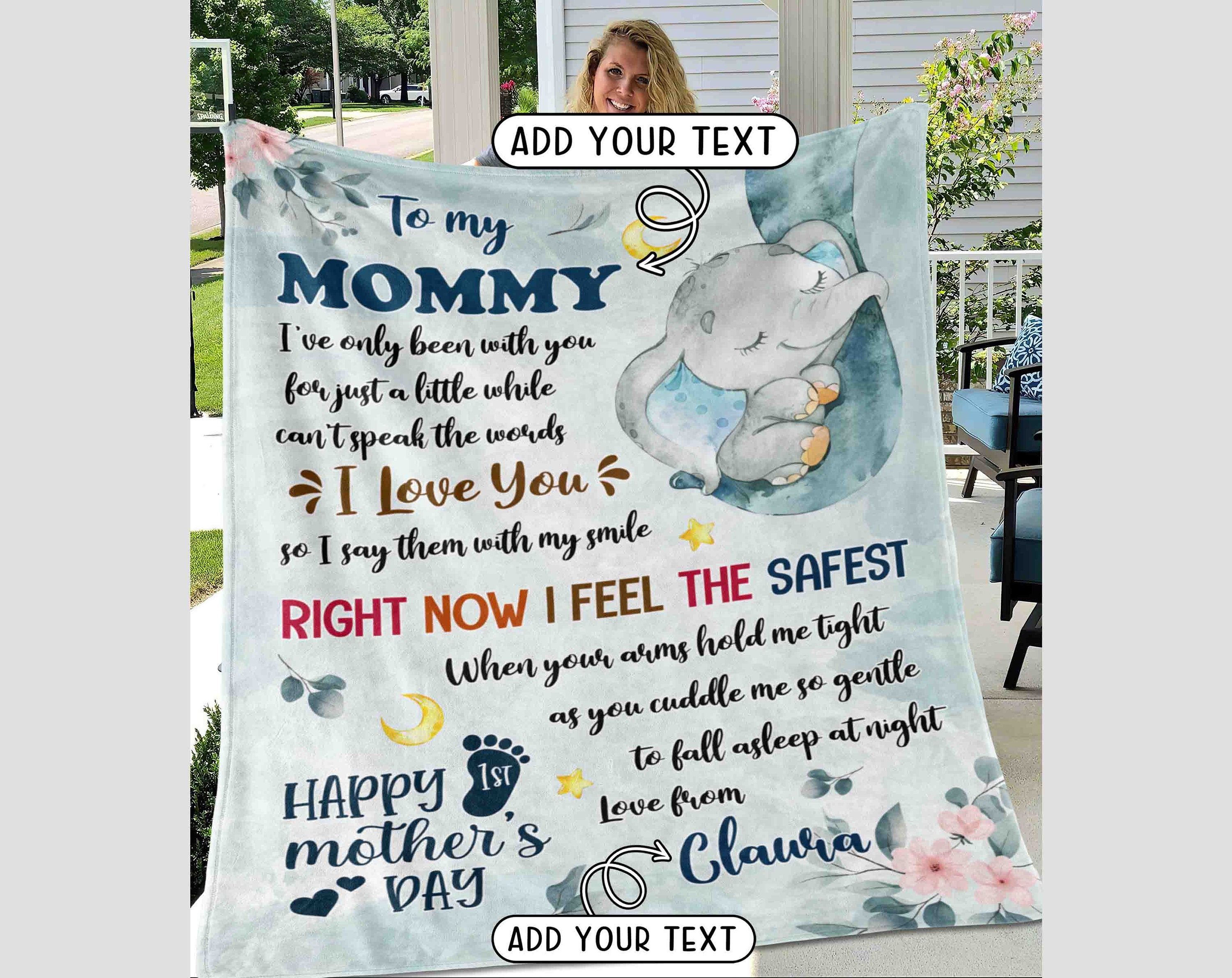 Personalized To My Mommy Blanket To My Mom Love From Your Etsy