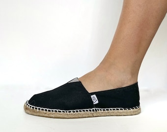Law Alpargatas Lacoste Lolalu Women's Black Spanish Espadrilles