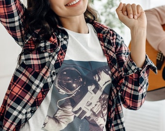 NASA Graphic Tee | Vintage Graphic Tee | Outer Space T Shirt | Galaxy T-shirt | Moon Graphic Tee | Astronaut Tshirt | Men, Women or Kids