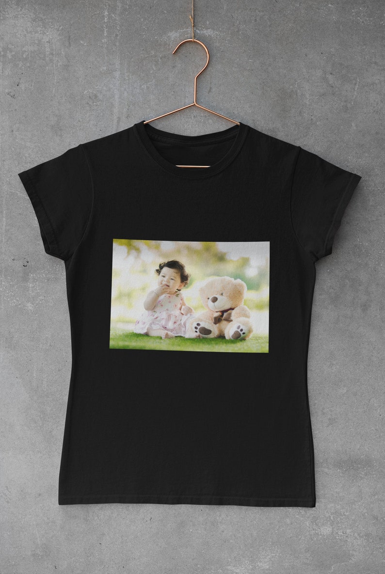 Custom Baby Picture Tshirt Customized Tshirt with Photo of Etsy