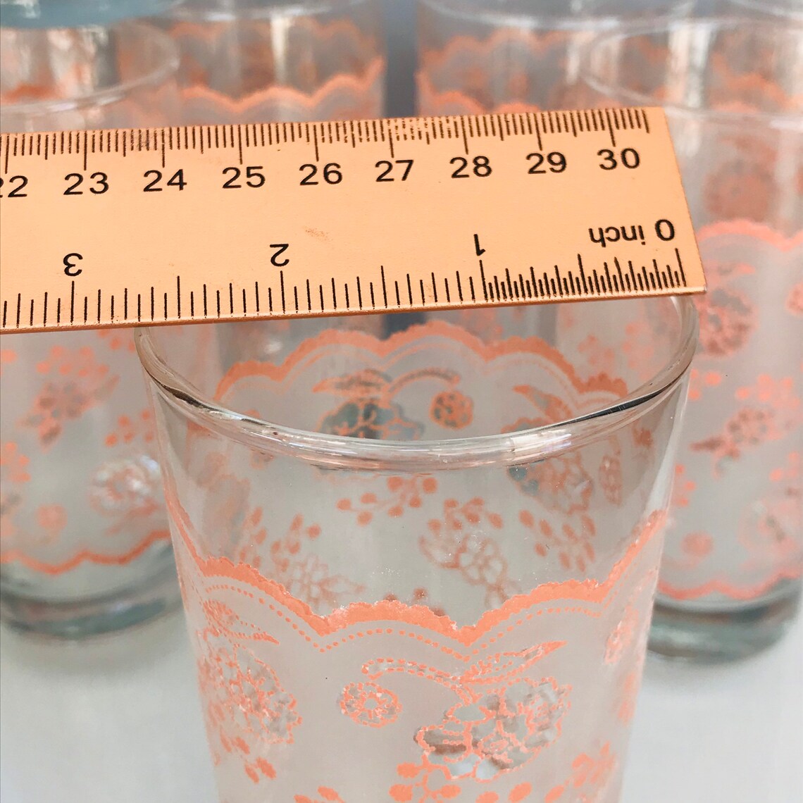 Vintage Tiara Exclusives 12oz Drinking Glasses Set of 8 Etsy