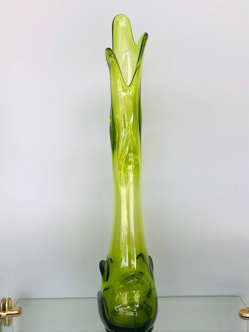 Viking Tundra Green Swung Stretch Vase 19 Etsy