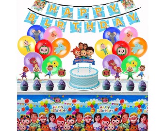Cocomelon Party Decorations Etsy Cocomelon Party Decorations Etsy