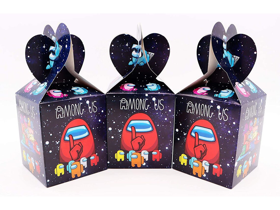12pcs Among Us Party Popular Video Game Candy Gift Boxes Etsy
