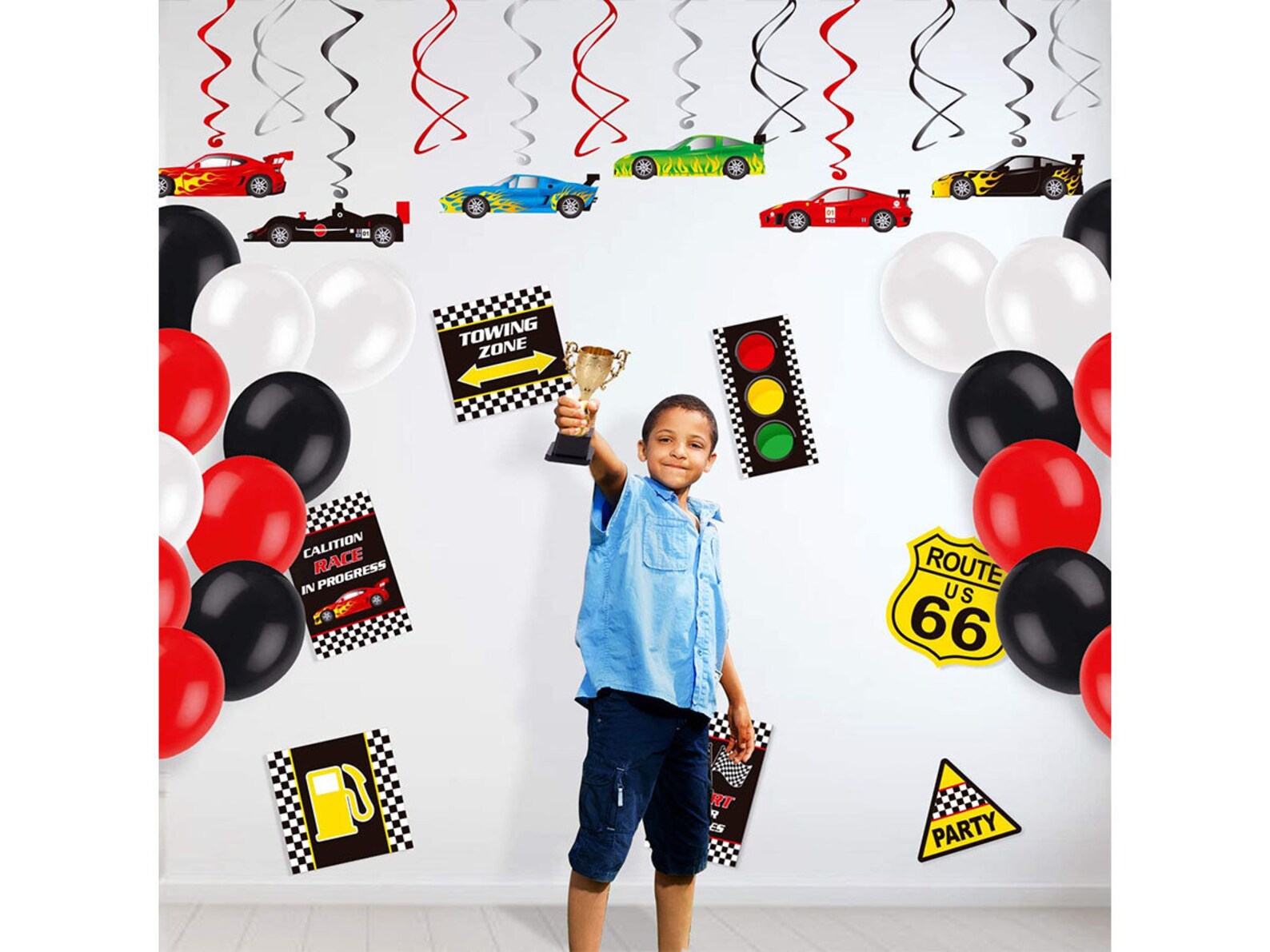 Race Car Birthday Party Supplies for 16 Car Birthday Etsy