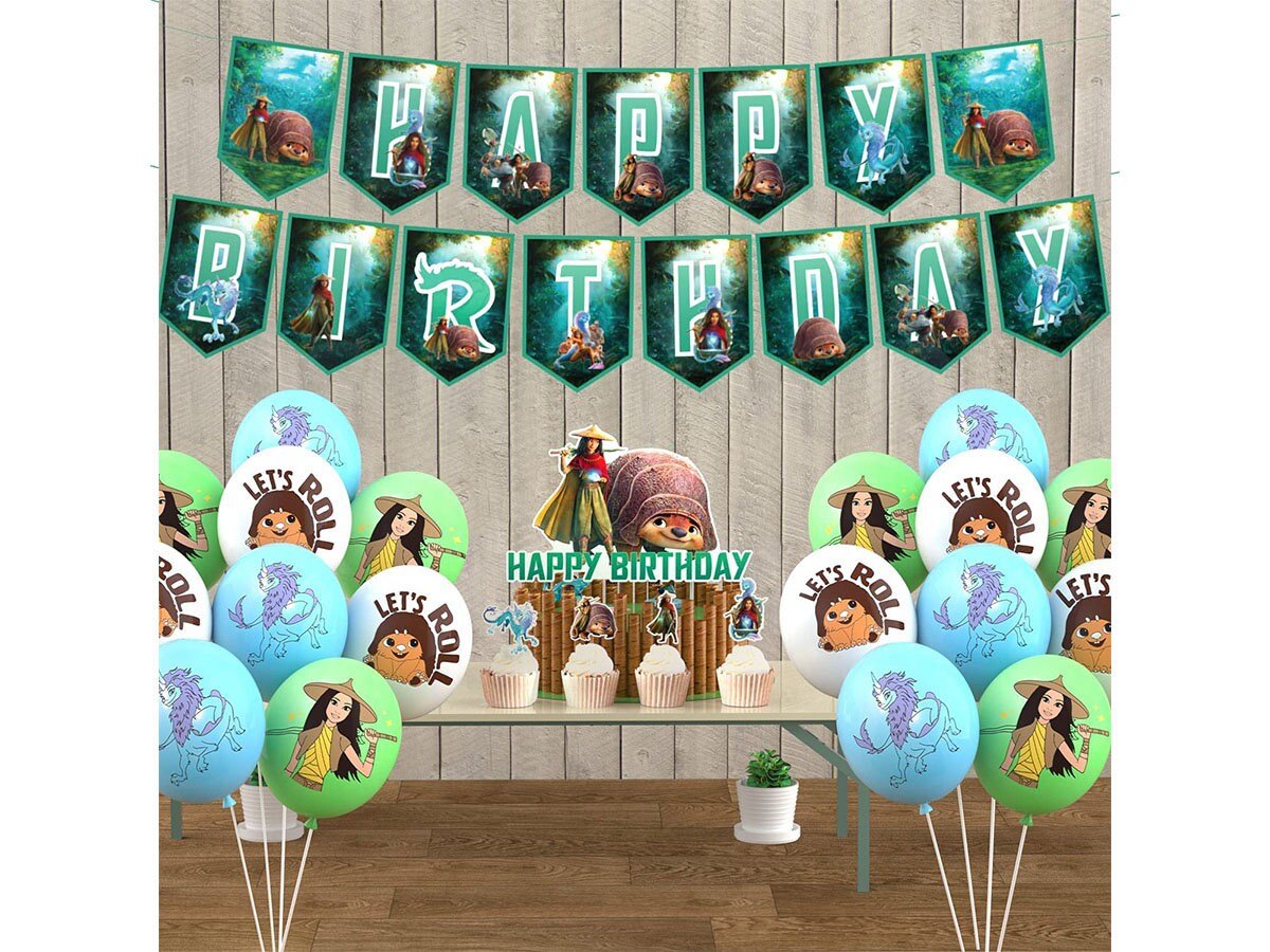 Raya and The Last Dragon Birthday Decorations Raya and The | Etsy