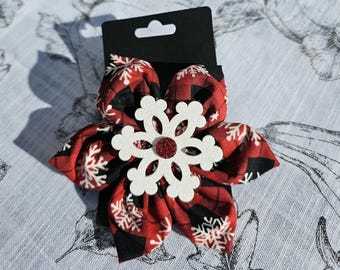 Christmas hair barrettes