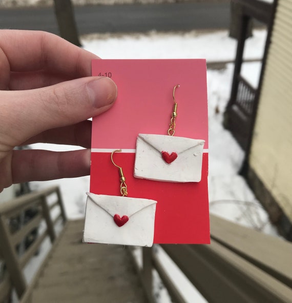 Love letter best sale earrings