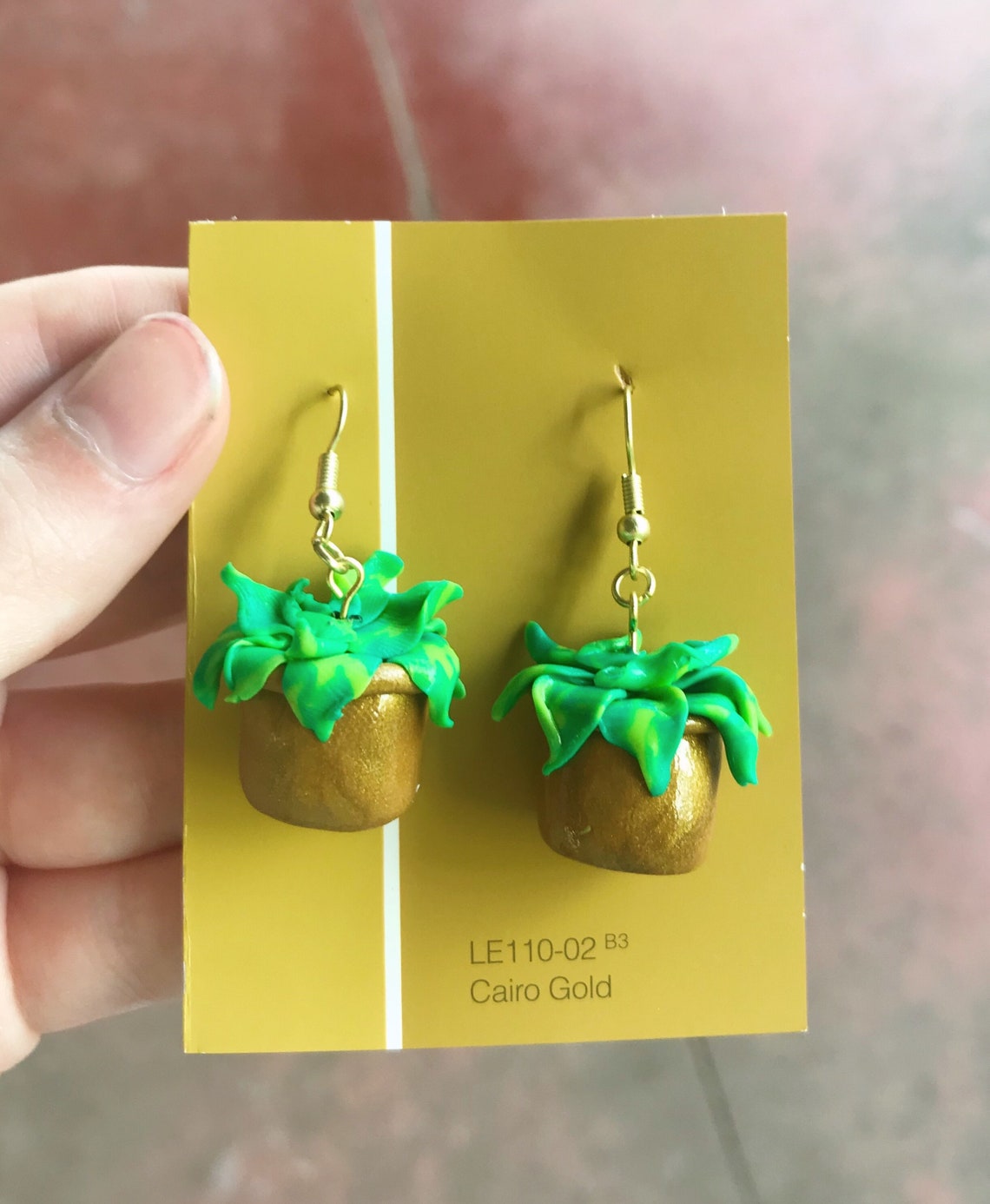 Plant earrings Etsy